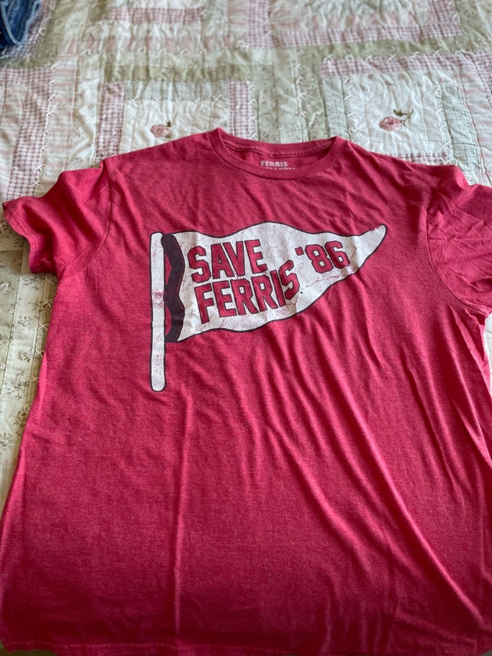Save '86 Red Short Sleeve Tee
